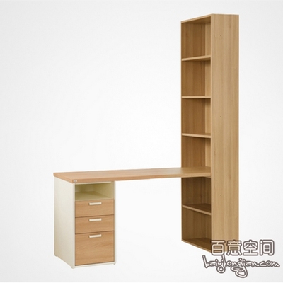 百意空间SG027板式橱带抽屉柜电脑桌 灵活定制，高效办公新选择