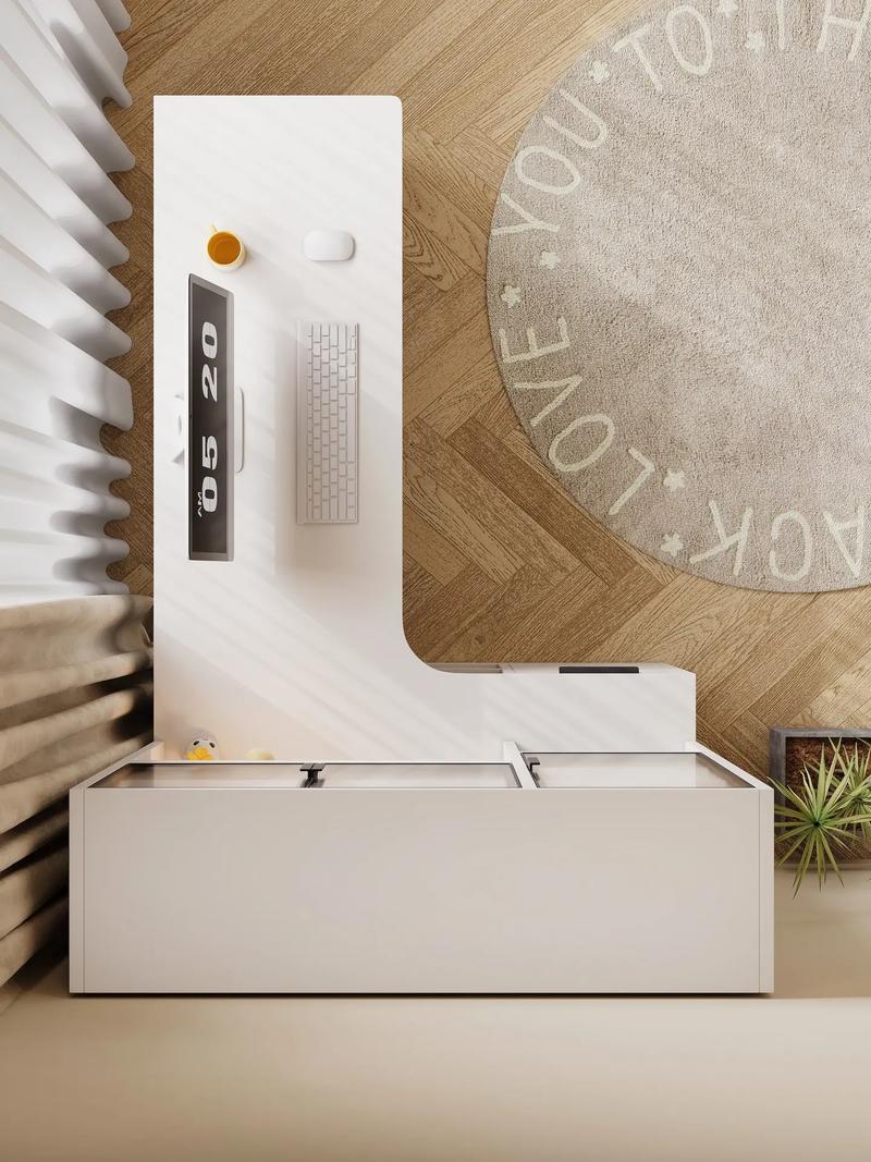 书桌柜渲染出图 电商效果图代画、家具建模设计与书桌定制