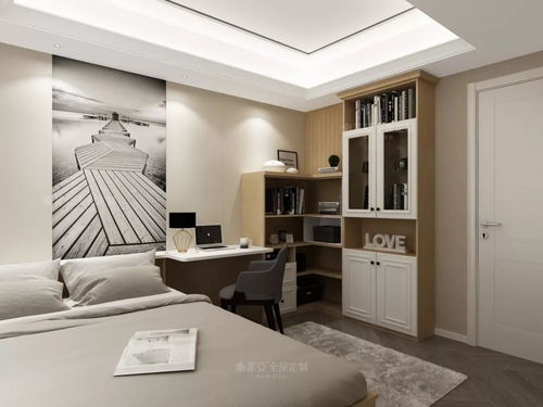 扔掉床头柜，让卧室焕新颜 定制书桌的巧妙设计